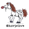 #horselove - Pferdeprint