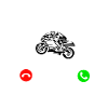 Min motorcykel ringer til mig, og jeg må gå