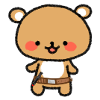 Bear with folded lightsaber