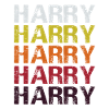 Harry Harry pattern Harry lettering