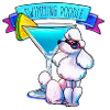 Piscine + caniche = caniche nageant