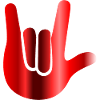 devil horns