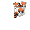 Red Panda Wildlife Pocket