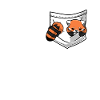 Red Panda Wildlife Pocket