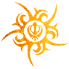 Gold Khanda, Khanda Symbol, Sikh Khanda, Sikh