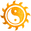 Guld Yin Yang, Yin Yang symbol, Yin Yang taoisme