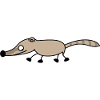Lustiger Nasenbär