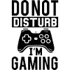 " Do Not Disturb I'm Gaming "