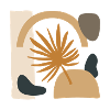 Sheet with abstract shapes