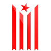 Drapeau Estelada Vermella Catalunya