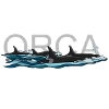 Orca with text