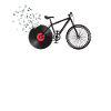 Disque vinyle de vélo