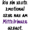 Emotional Mittelfinger