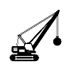 wrecking crane