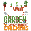 Garden and chickens