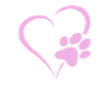Dogs paws heart puppy paws gift