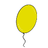 yellow balloon