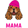 idea regalo cocker spaniel mama per proprietari donne divertenti