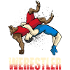 Werestler. Funny Halloween Amateur Wrestler