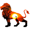Majestic Lion - Animal Desasin