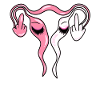 Ovaries / uterus with lashes