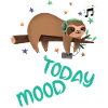Lazy day,sloth day,relaxing day,sleepy day.