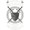 Templar Shield & Swords Astra Inclinant Non Neces