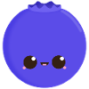 Kawaii blueberry