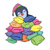 Sleeping penguin