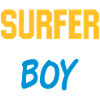 Surfer boy (surfboard)