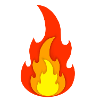fire and flame
