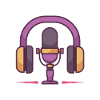 Microphone and Headphones Set