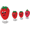 Famille de fraises