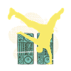 Breakdancer hip hop