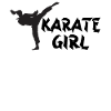 Fille de karaté