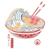 T-shirt Great Ramen Wave