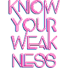 Know your weakness