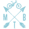 MTB Crest Bike Arrows Monogram