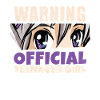 Warning: Official teenage girl