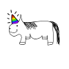 rainbow pony