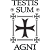Crusader Cross + Testis Sum Agni