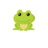 Frosch Frösche Comic Amphibien Emote Geschenk
