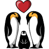 Penguin family Penguin family