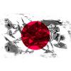 background with flag of Japan