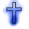cross blue