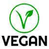 Vegan avec logo cercle vert