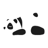 Sleeping panda