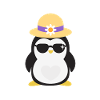 Cool Penguin Women Heart