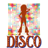 Danseuse disco.
