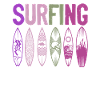 Surfboard surfing